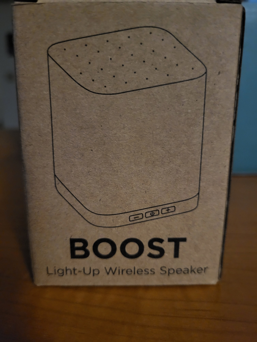 New Light-Up Wireless Speaker - Black